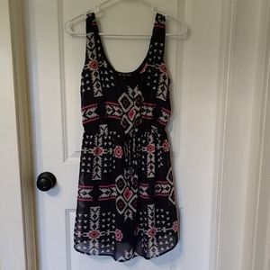 Aztec print dress